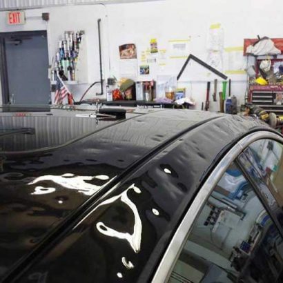 Hagelschaden auf Fahrzeugdach - Hagelschadenpoint Baunatal - Beulendoktor Kassel